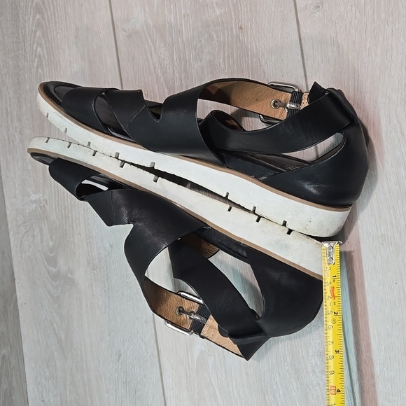 Sofft Women Strappy Leather Platform Sandals shoes sz 10M - Picture 8 of 11